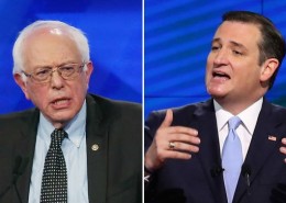 Sanders y Cruz (Getty)